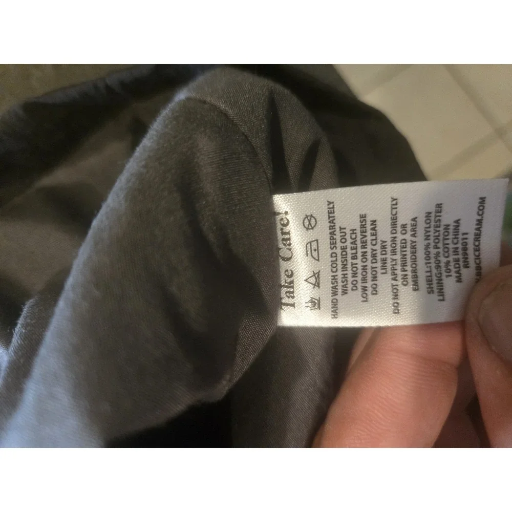 ICECREAM BBC Coach Jacket Black NWT Size Small Running Dog Graphic Coat